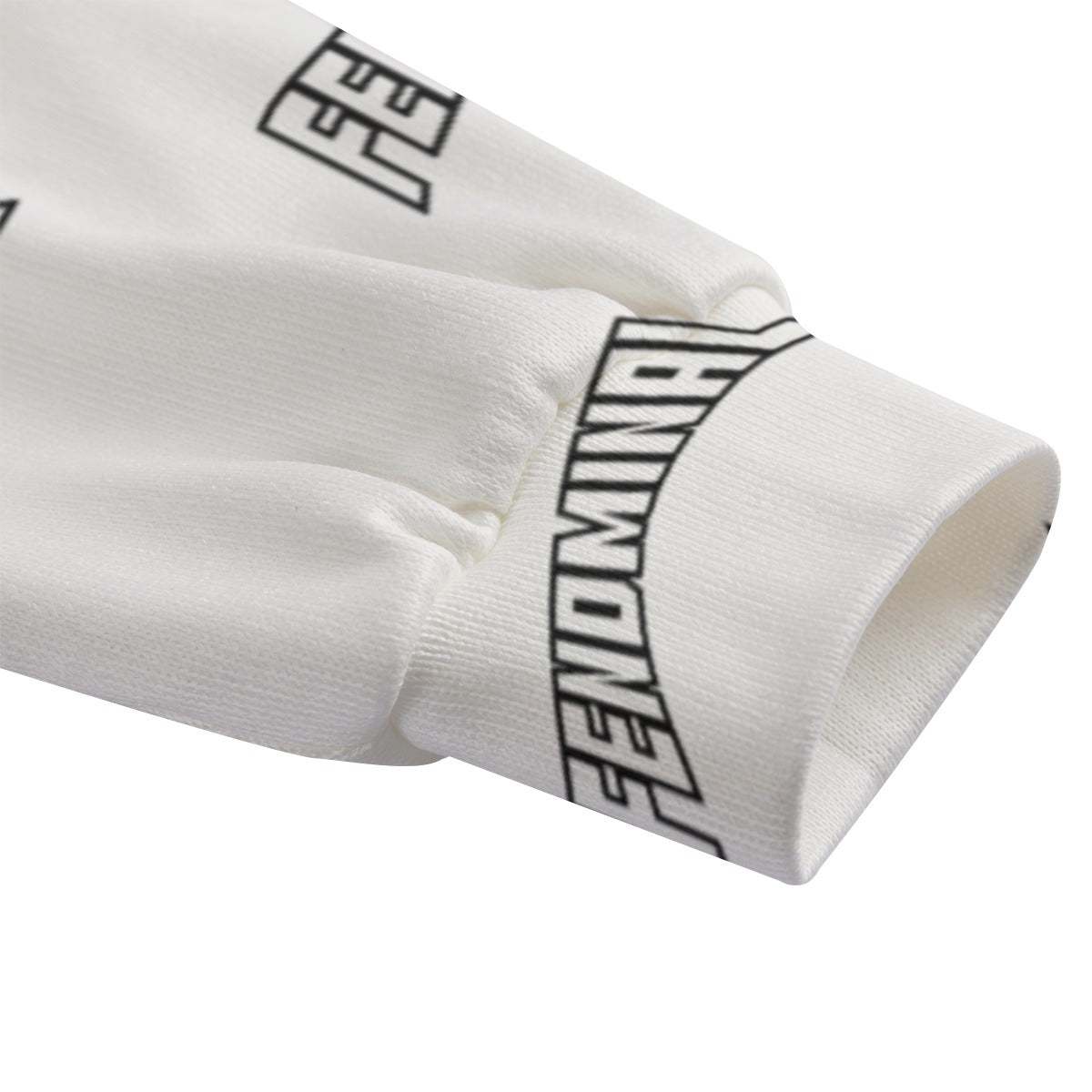 Fenom Fleece Hoodie-White - Fenominal Fitness