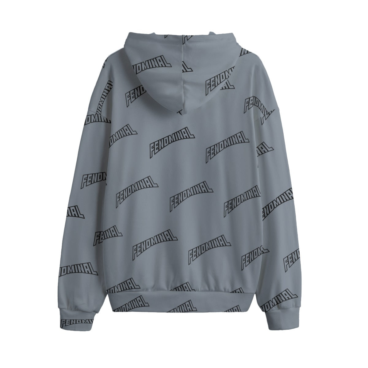 Fenom Fleece Hoodie-Wolf Grey - Fenominal Fitness