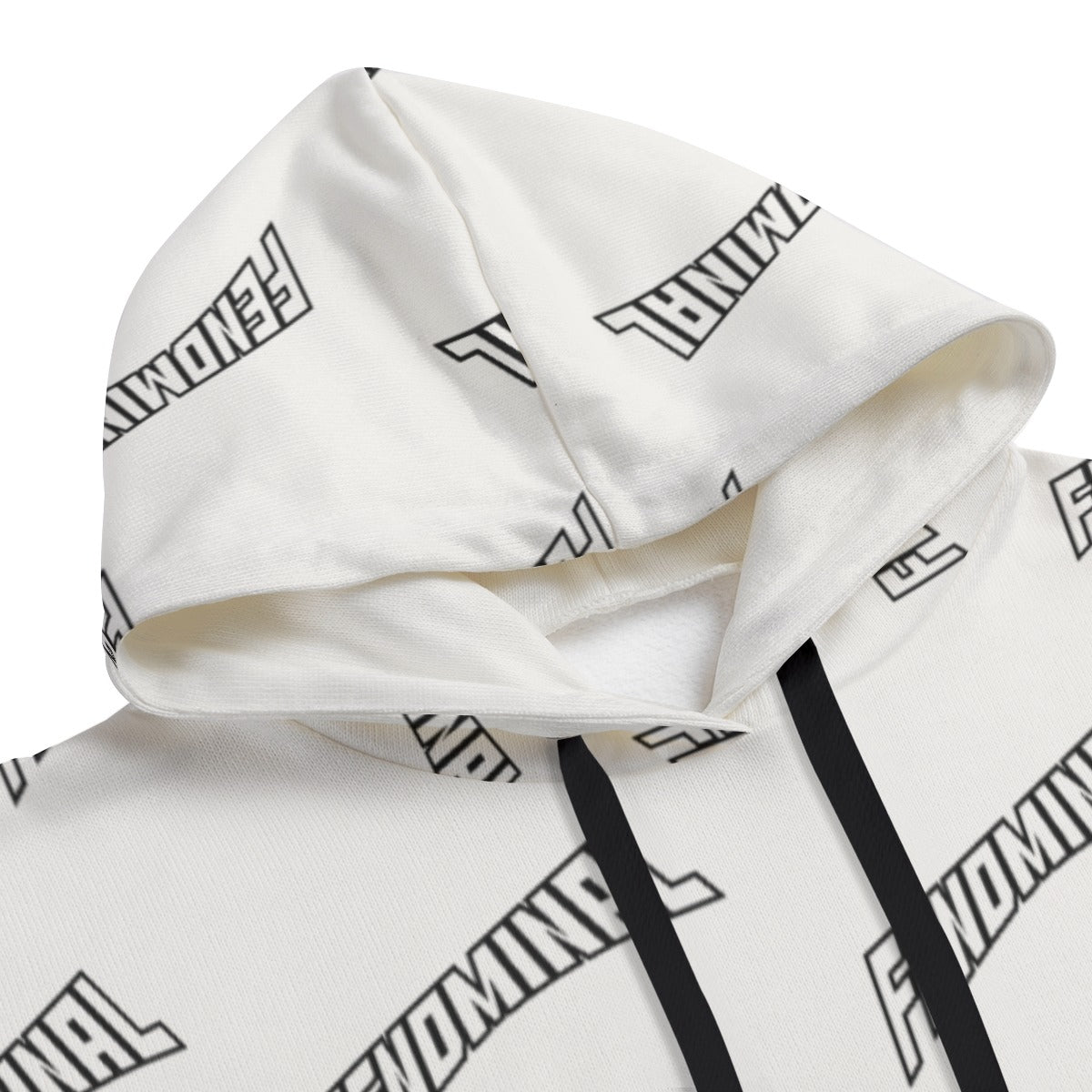 Fenom Fleece Hoodie-White - Fenominal Fitness