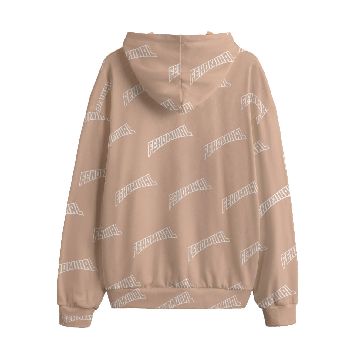 Fenom Fleece Hoodie- Tan - Fenominal Fitness
