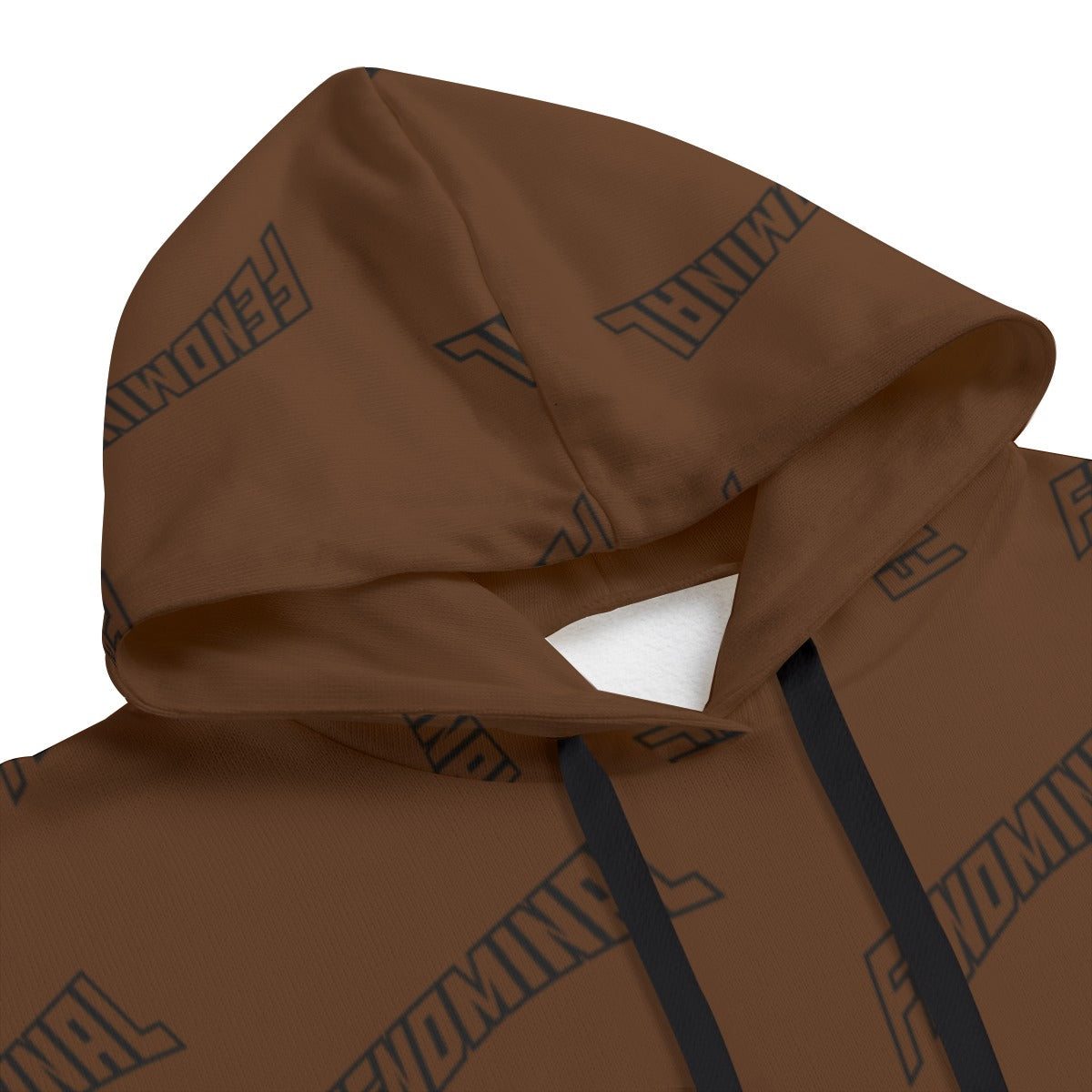 Fenom Fleece Hoodie- Brown - Fenominal Fitness