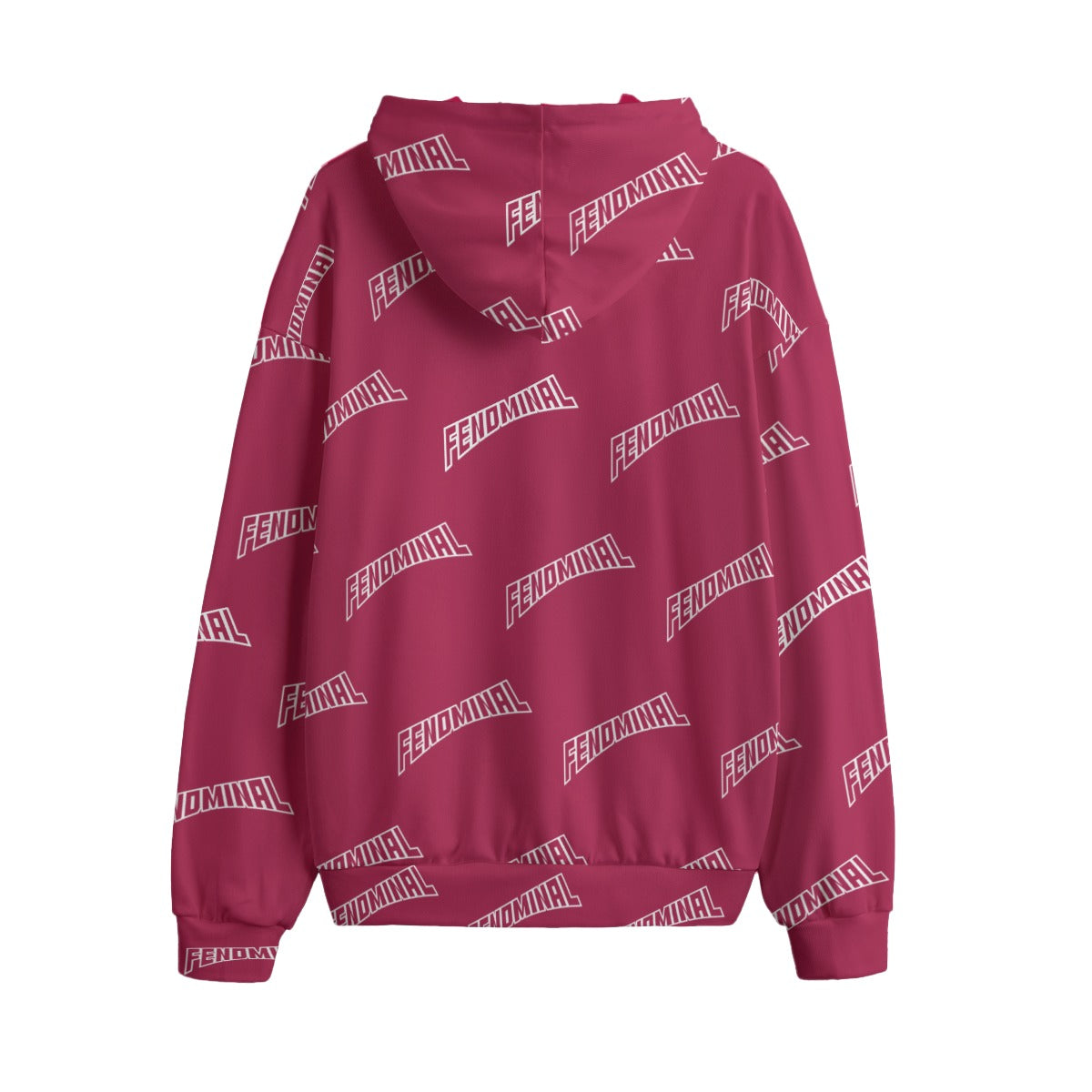 Fenom Fleece Hoodie-Rose - Fenominal Fitness