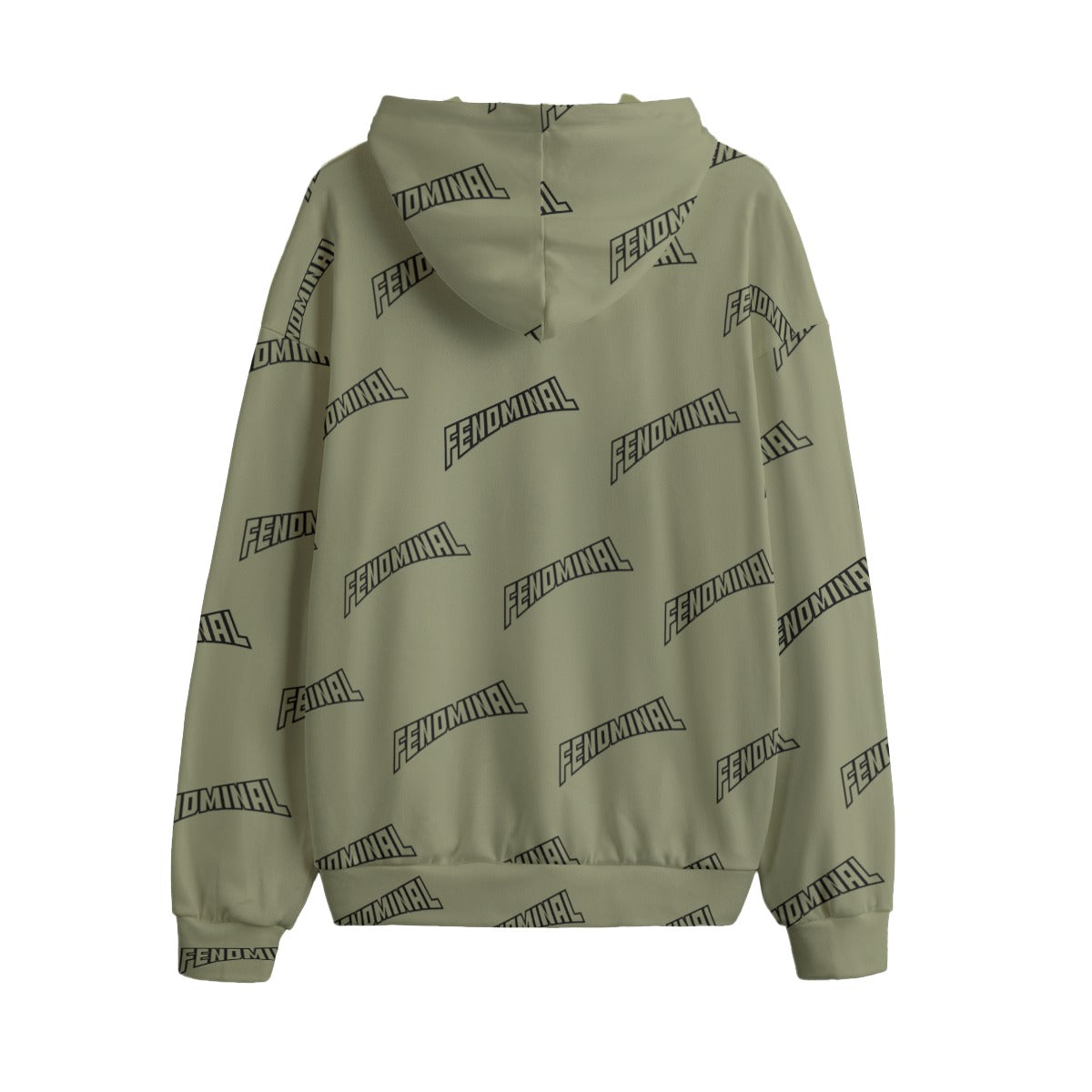 Fenom Fleece Hoodie-Olive - Fenominal Fitness