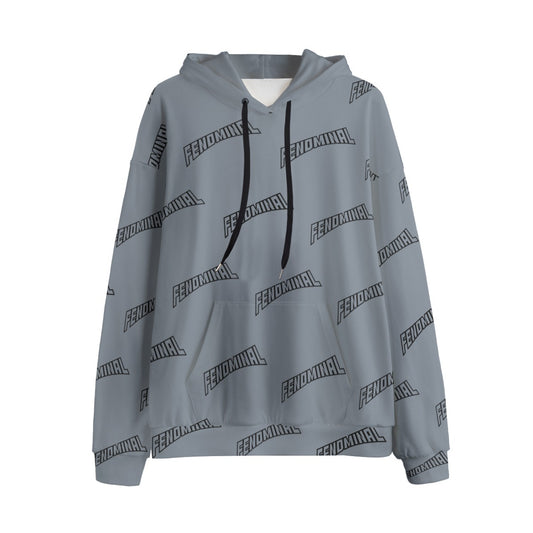 Fenom Fleece Hoodie-Wolf Grey - Fenominal Fitness