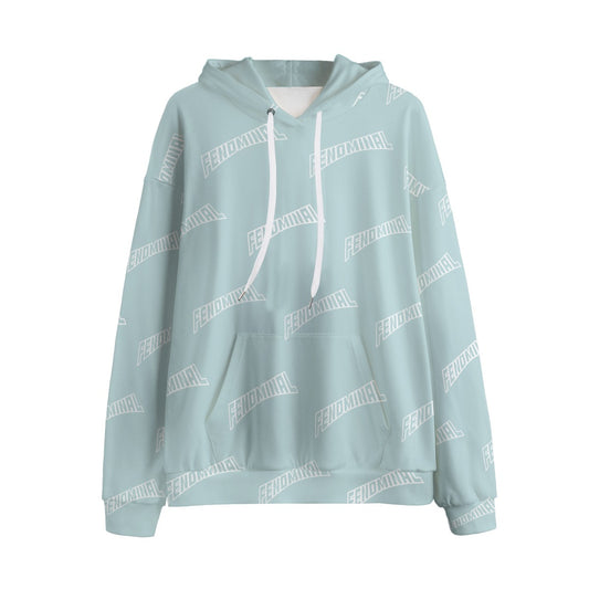 Fenom Fleece Hoodie-sky blue - Fenominal Fitness