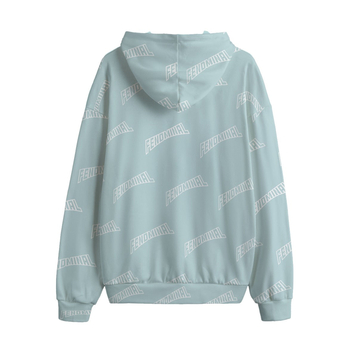 Fenom Fleece Hoodie-sky blue - Fenominal Fitness