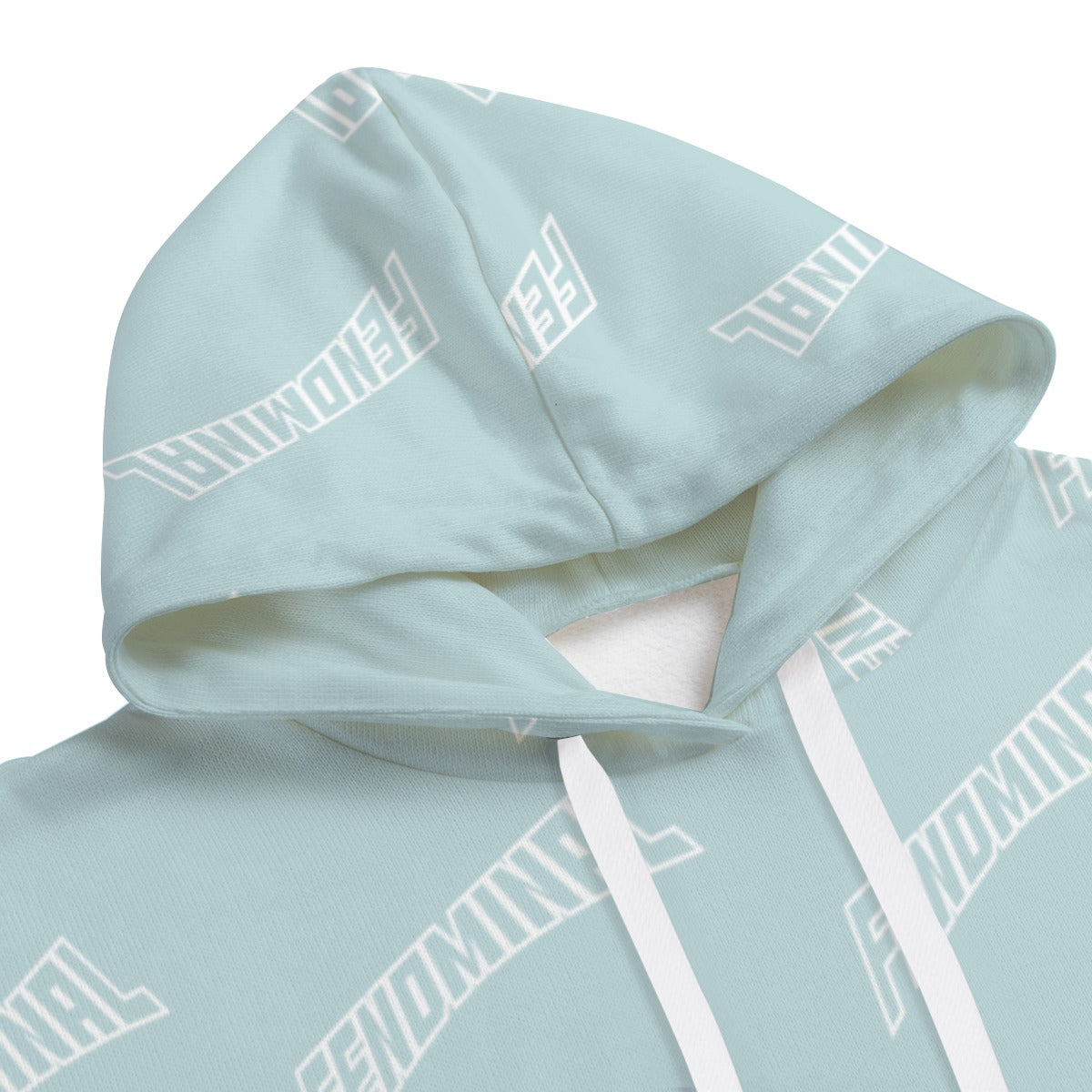 Fenom Fleece Hoodie-sky blue - Fenominal Fitness