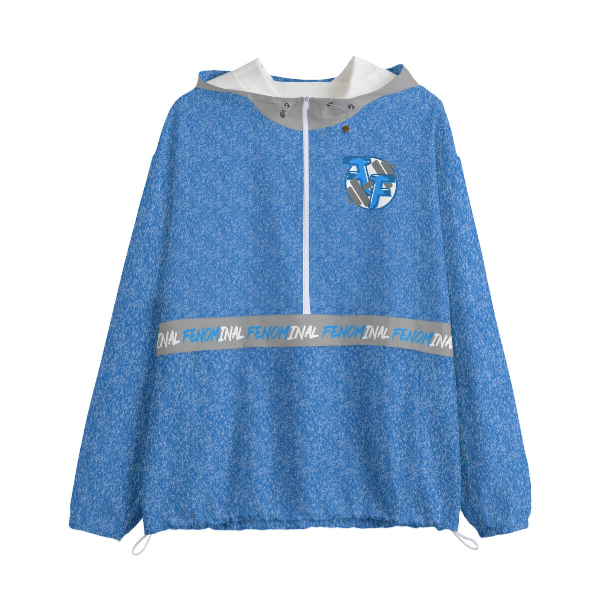 Half Zip Windbreaker Aquatic - Fenominal Fitness