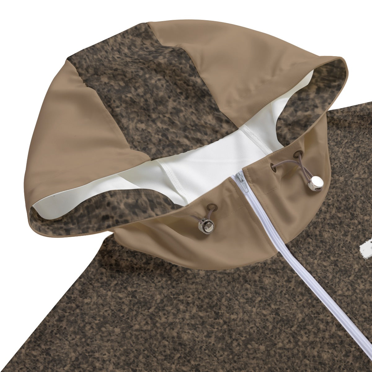 Half Zip Windbreaker Brown - Fenominal Fitness
