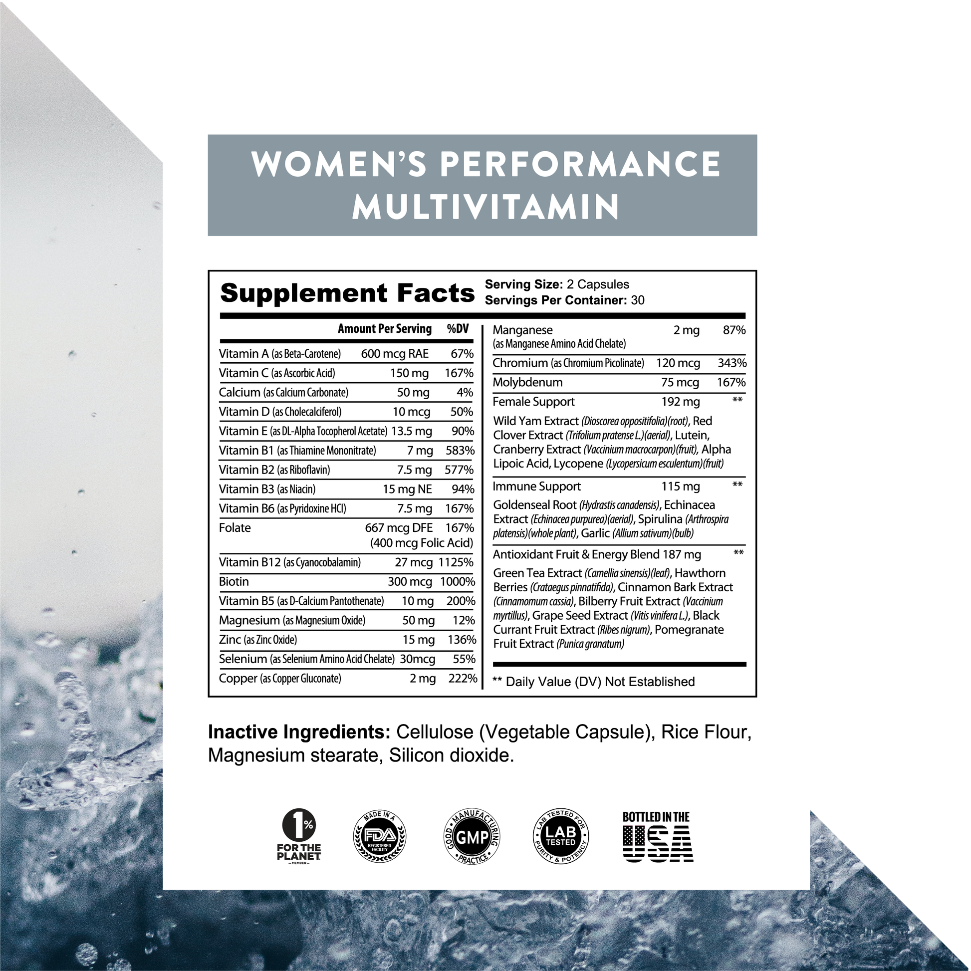 Women's Performance Multivitamin - Fenominal Fitness