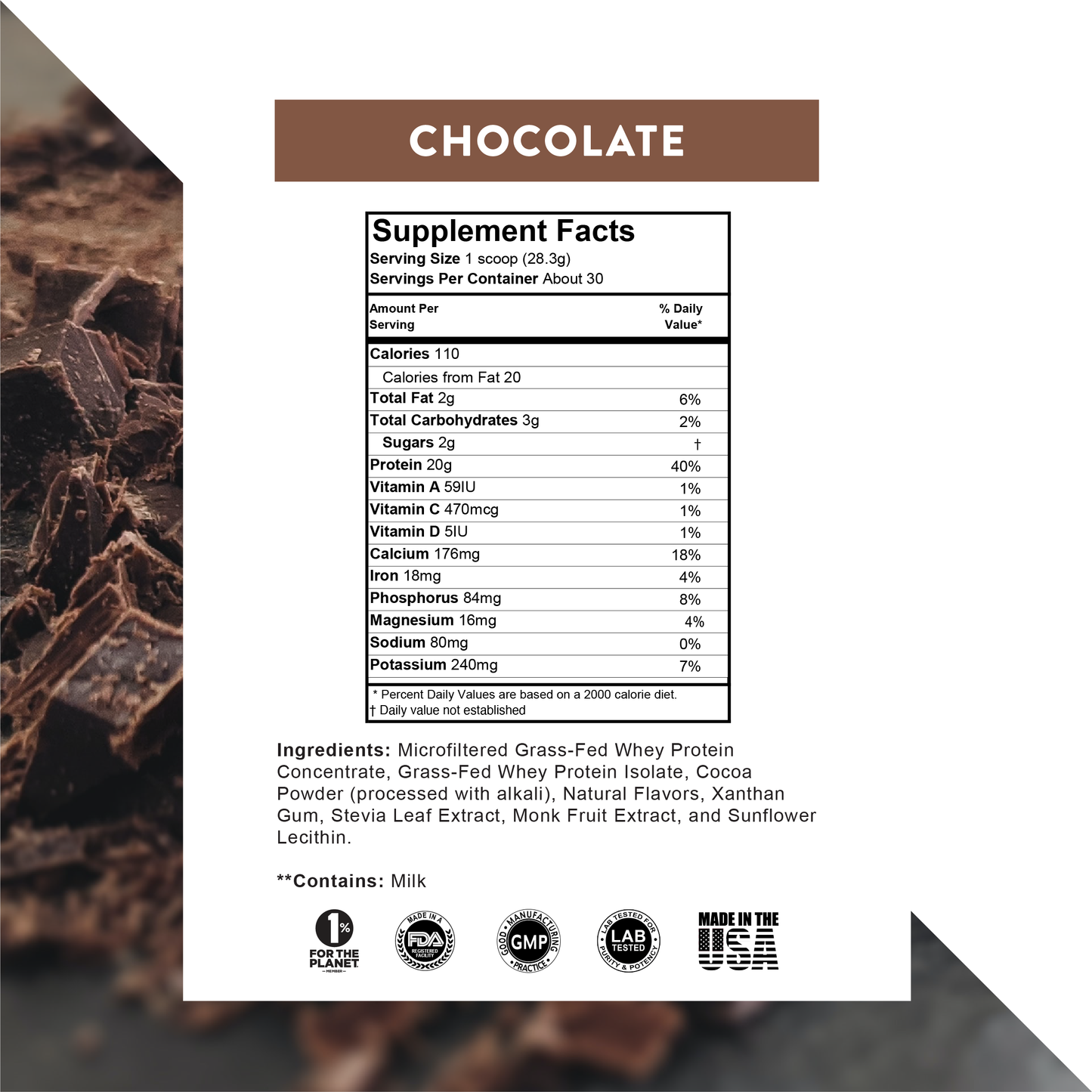 Grass-Fed Whey Protein - Fenominal Fitness