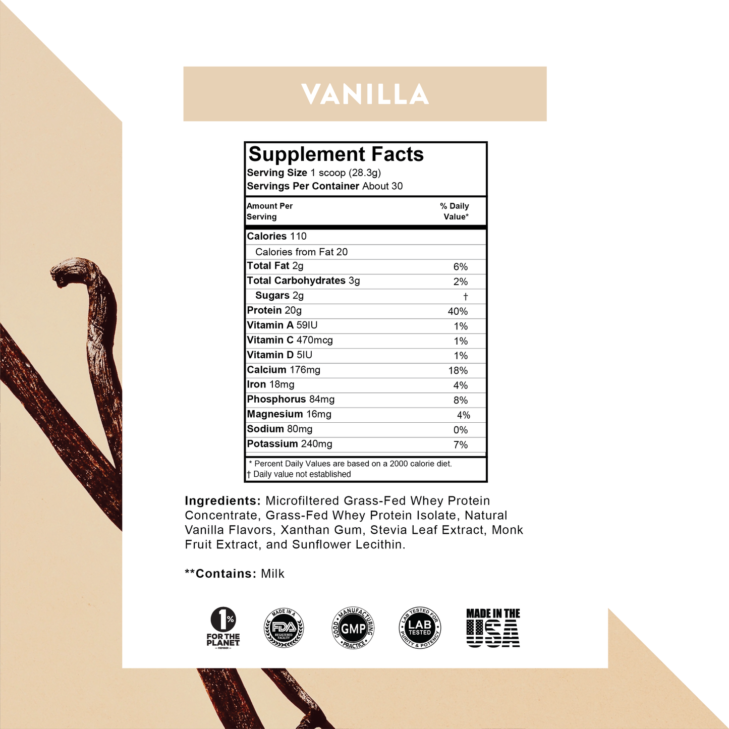 Grass-Fed Whey Protein - Fenominal Fitness