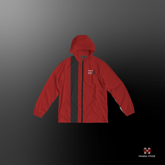 New Red Men's Windbreaker