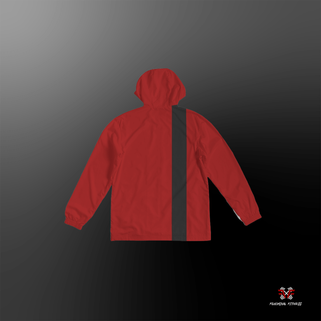 New Red Men's Windbreaker