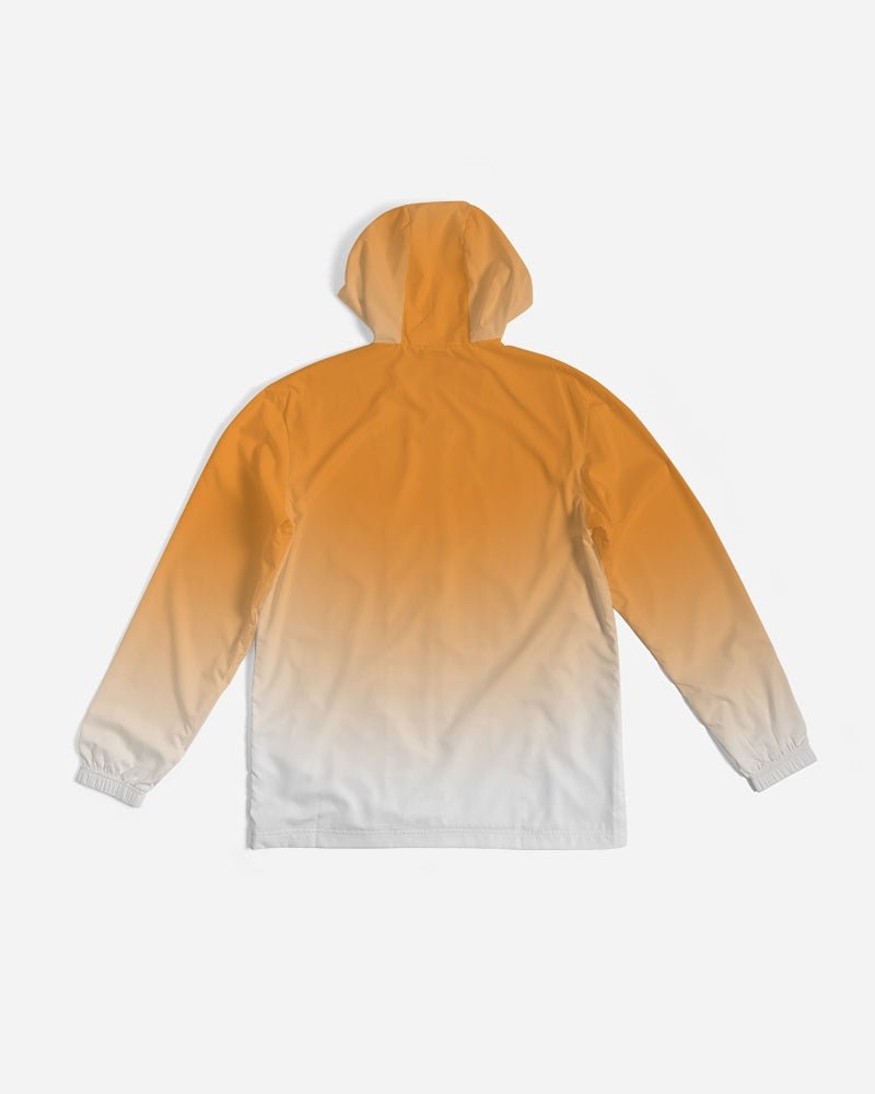 Orange Ombre Men's Windbreaker
