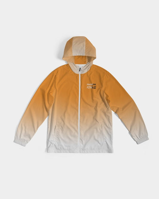 Orange Ombre Men's Windbreaker