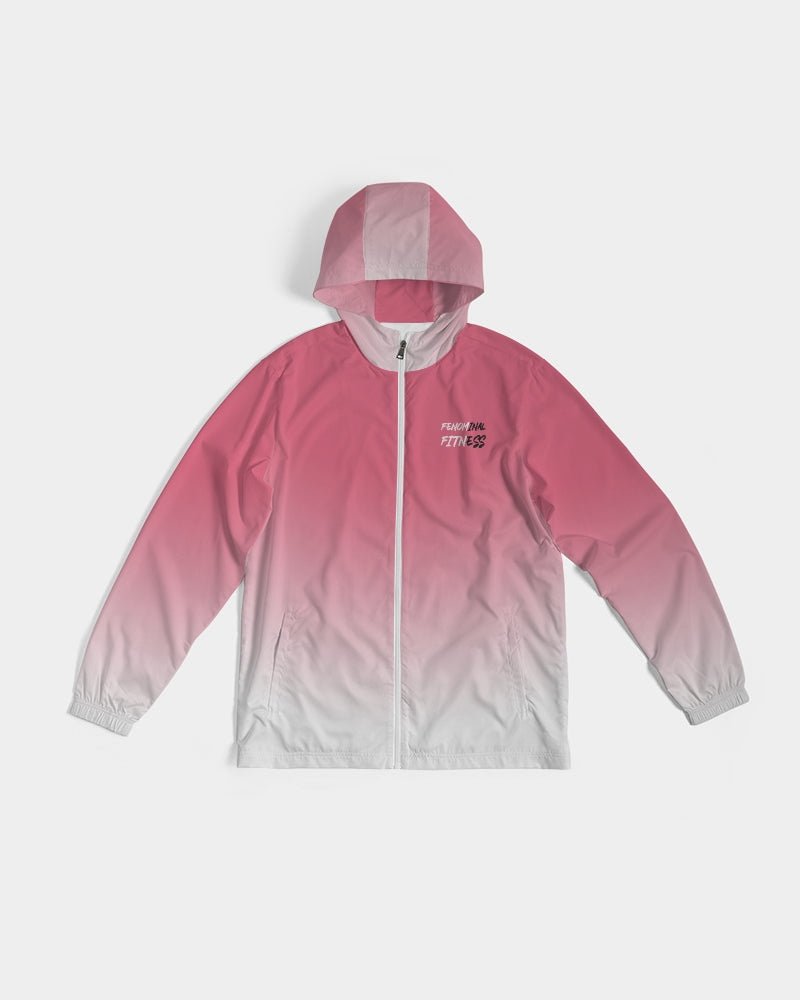 Pink Jacket Ombre Men's Windbreaker